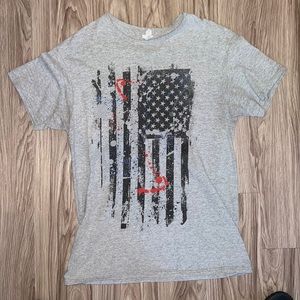 Patriotic gray t-shirt